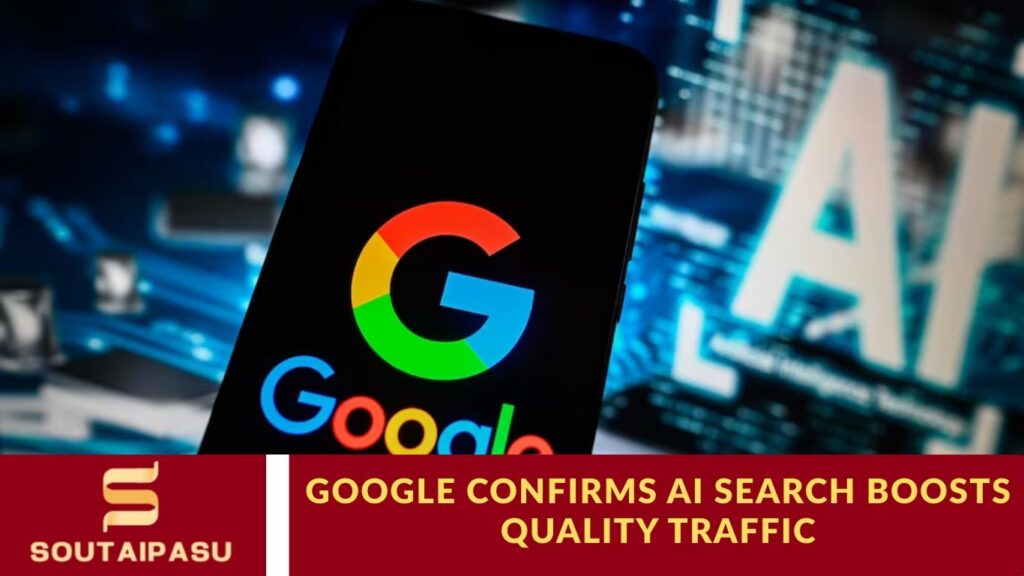 Google Confirms AI Search Boosts Quality Traffic Google Confirms AI Search Boosts Quality Traffic