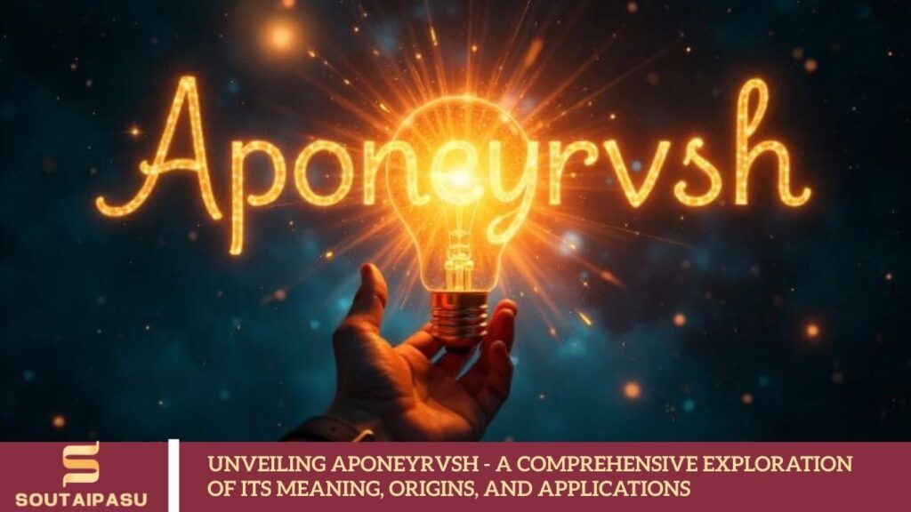 Unveiling Aponeyrvsh – A Comprehensive Exploration of Its Meaning, Origins, and Applications Unveiling Aponeyrvsh - A Comprehensive Exploration of Its Meaning, Origins, and Applications